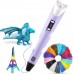 3D Printing Pen DIY Drawing Pen with LCD Display with 13 PLA Filaments for Kids Adults